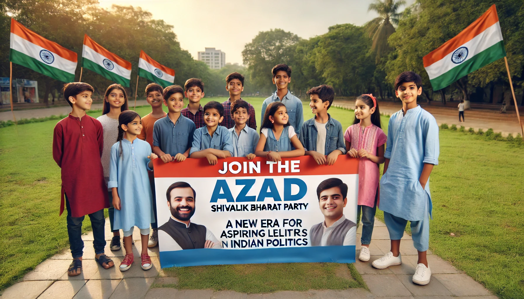 Start your political career with Azad Shivalik Bharat Party. A platform for youth and new leaders in Indian politics. Join now and be the change.